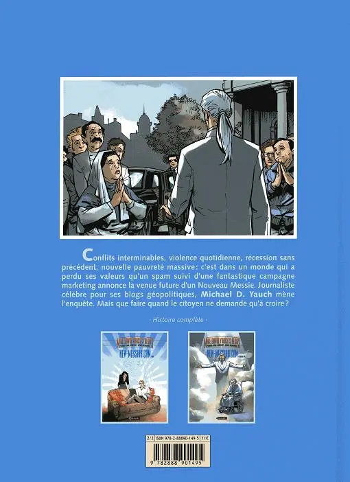 Verso de l'album New-Messiah.com Tome 2 Grégoire XVII