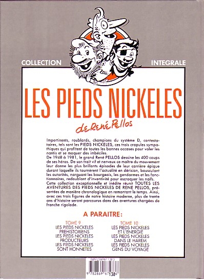 Verso de l'album Les Pieds Nickelés Tome 8