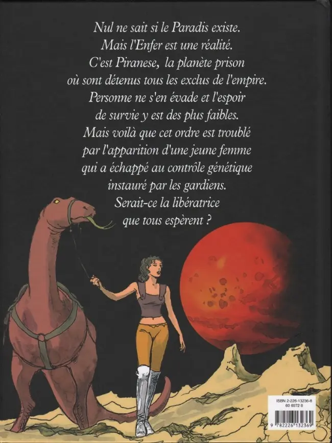 Verso de l'album Piranese Tome 1 La planète prison