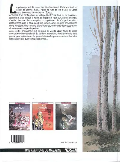 Verso de l'album Le Postillon Tome 3 Le chant des escoliers
