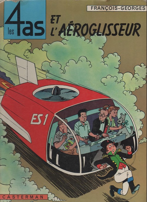 Couverture de l'album Les 4 as Tome 2 Les 4 as et l'aéroglisseur