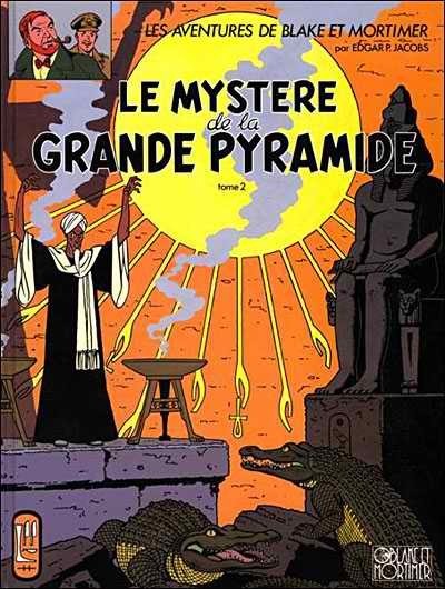 Couverture de l'album Blake et Mortimer Tome 5 Le Mystère de la Grande Pyramide - Tome 2
