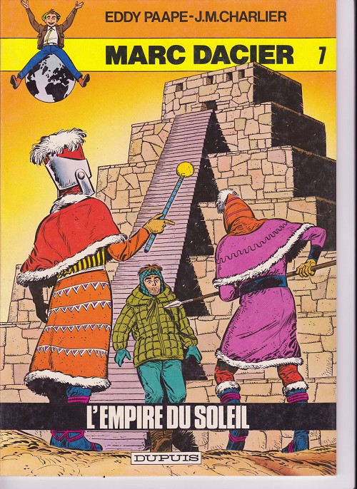 Couverture de l'album Marc Dacier Couleurs Tome 7 L'empire du soleil