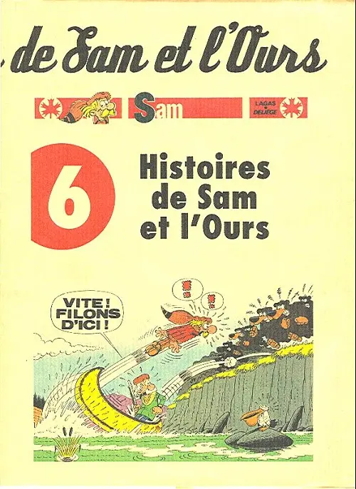 Couverture de l'album Sam et l'ours Tome 1 6 histoires de Sam et l'ours