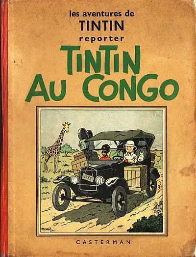 Couverture de l'album Tintin Tome 2 Tintin au Congo