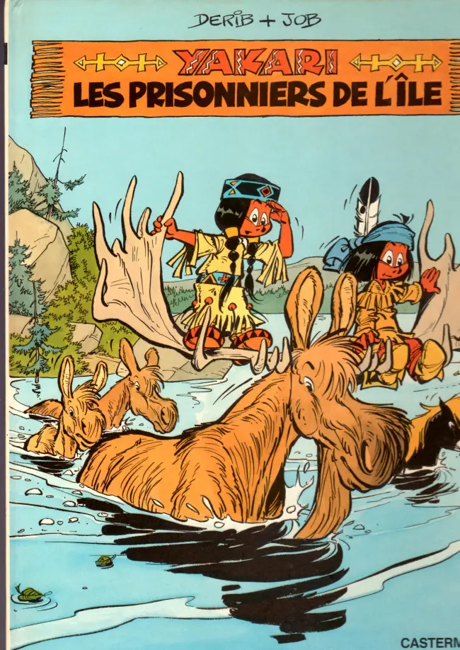 Couverture de l'album Yakari Tome 9 Les prisonniers de l'île