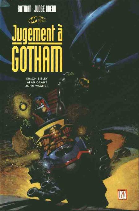 Couverture de l'album Batman - Judge Dredd Tome 1 Jugement à Gotham