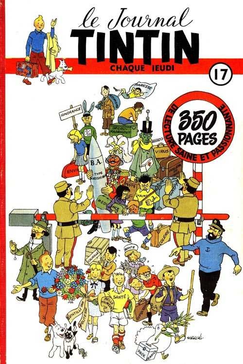 Couverture de l'album Tintin Tome 17