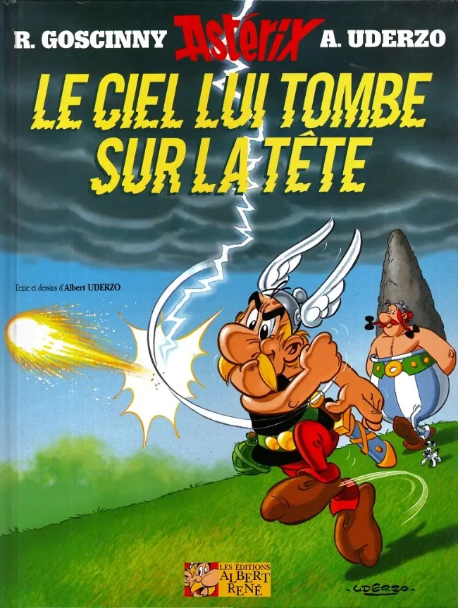 Couverture de l'album Astérix Tome 33 Le ciel lui tombe sur la tête
