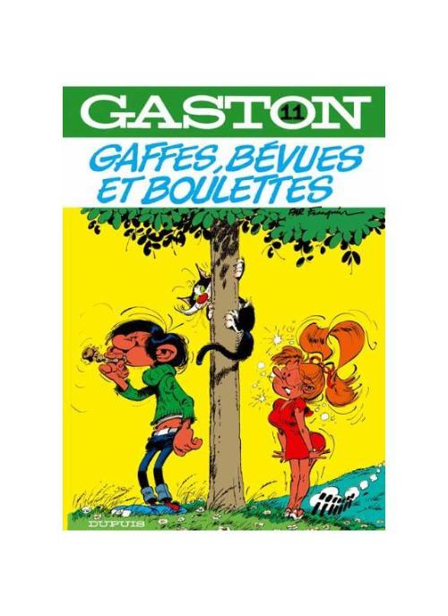 Couverture de l'album Gaston Tome 11 Gaffes, bévues et boulettes