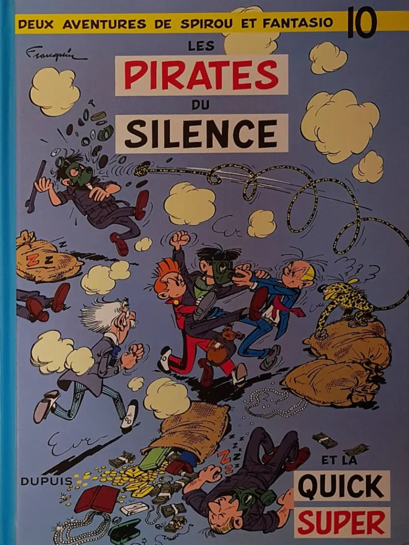 Couverture de l'album Spirou et Fantasio Tome 10 Les pirates du silence