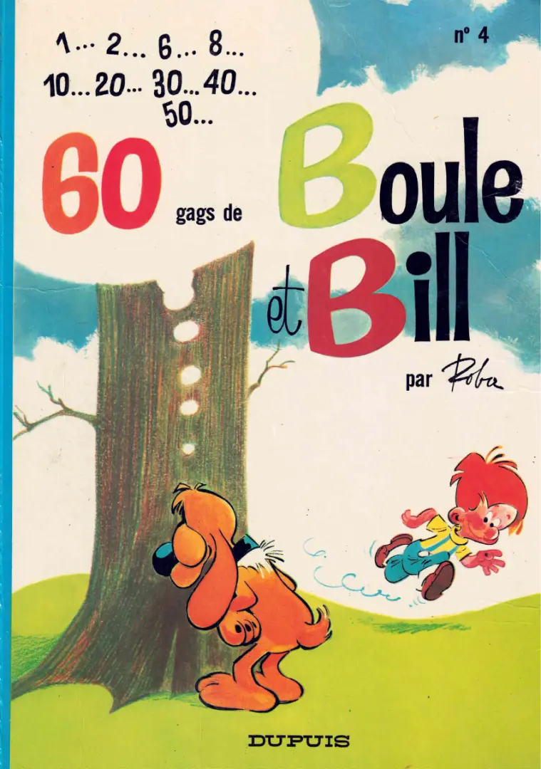 Couverture de l'album Boule & Bill Tome 4 60 gags de Boule et Bill n°4