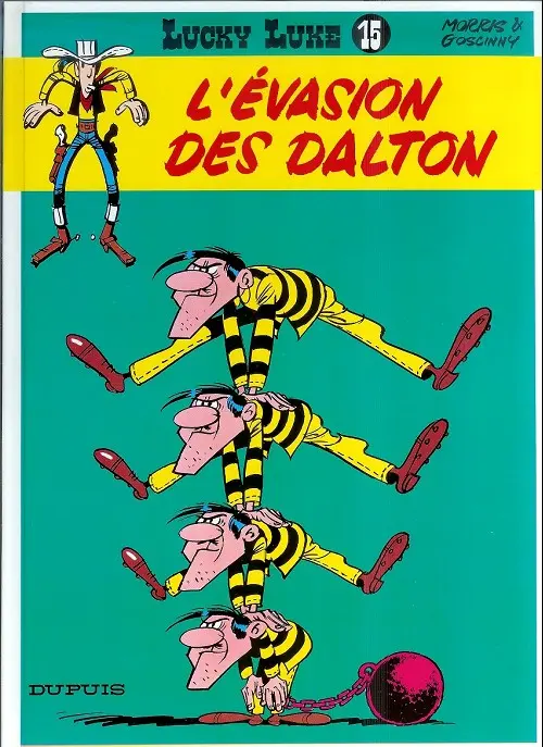 Couverture de l'album Lucky Luke Tome 15 L'évasion des Dalton