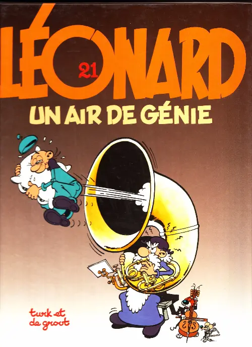 Couverture de l'album Léonard Tome 21 un air de génie