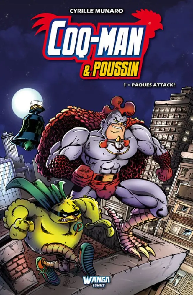 Couverture de l'album Coqman & Poussin puis Coq-man & Poussin 1 Pâques attack !