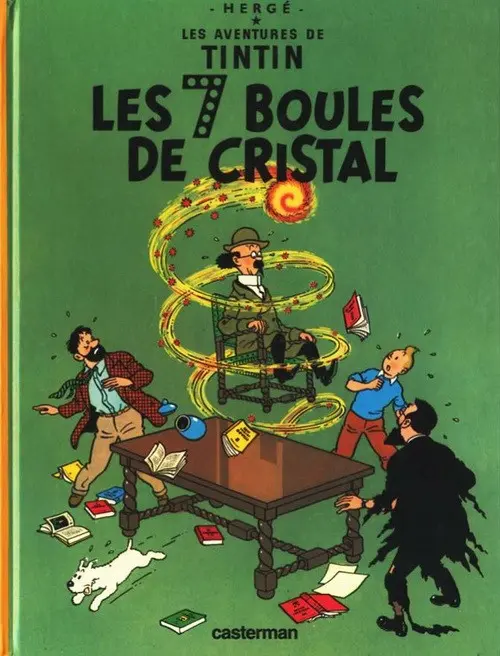 Couverture de l'album Tintin Tome 13 Les 7 boules de cristal