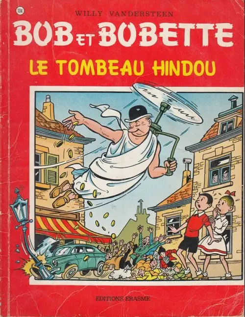 Couverture de l'album Bob et Bobette Tome 104 Le tombeau hindou