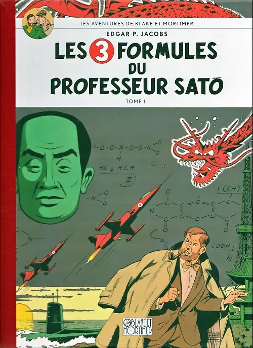 Couverture de l'album Blake et Mortimer Tome 11 Les 3 formules du professeur Sato - Tome I