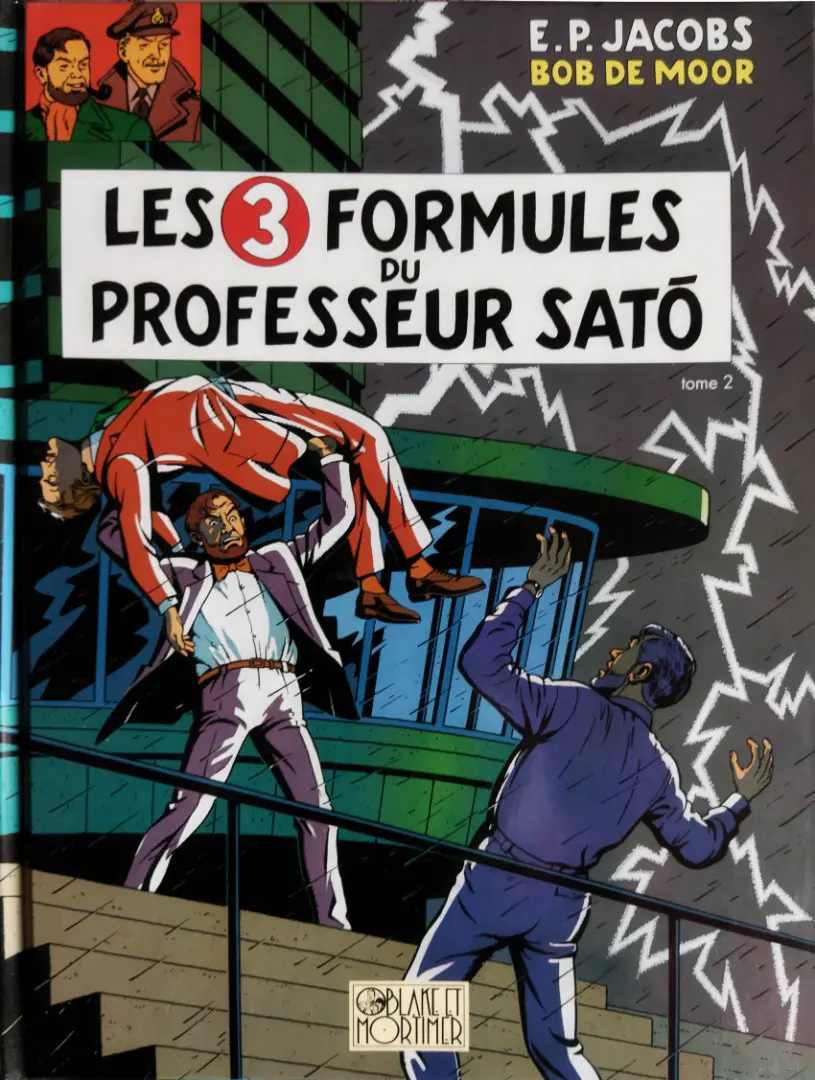 Couverture de l'album Blake et Mortimer Tome 12 Les 3 Formules du Professeur Satô - Tome 2