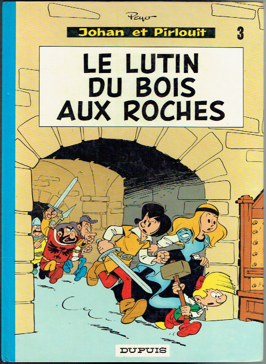 Couverture de l'album Johan et Pirlouit Tome 3 Le lutin du bois aux roches