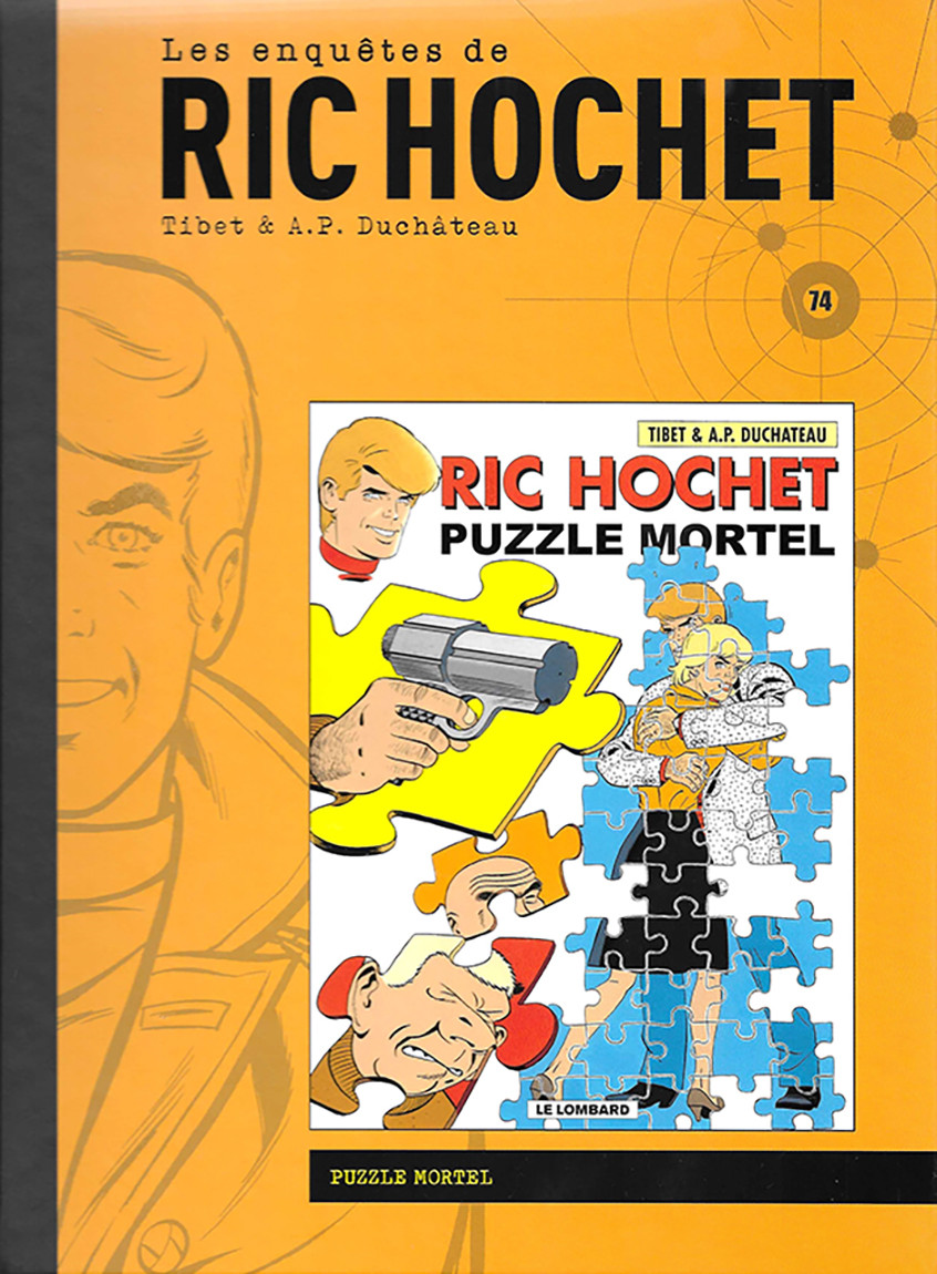 Couverture de l'album Les enquêtes de Ric Hochet Tome 74 Puzzle mortel