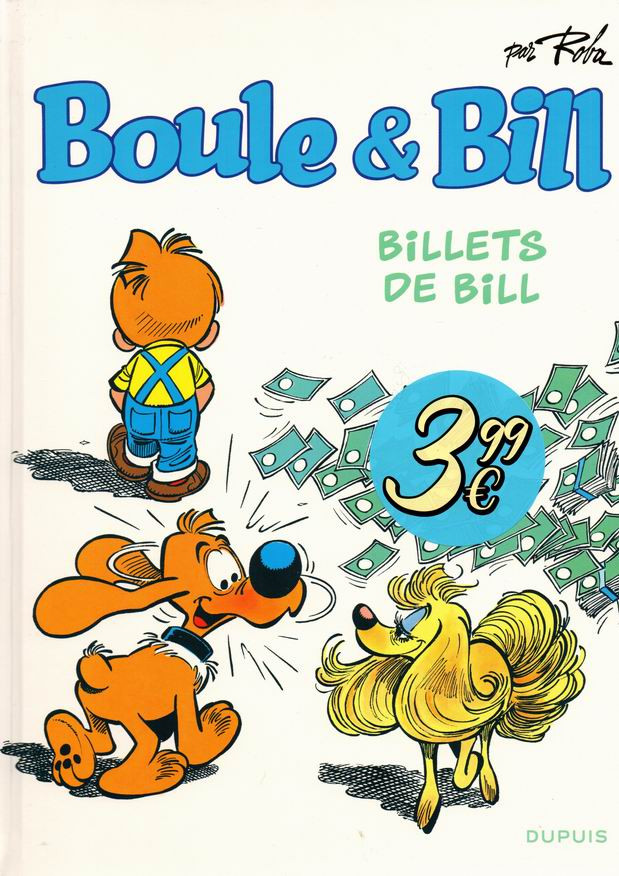 Couverture de l'album Boule & Bill Tome 24 Billets de Bill