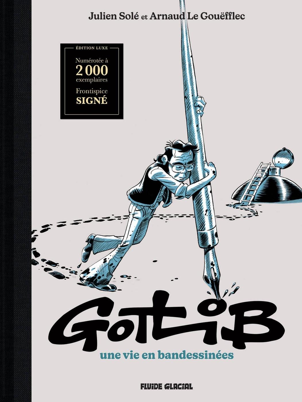 Couverture de l'album Gotlib, une vie en bandessinées