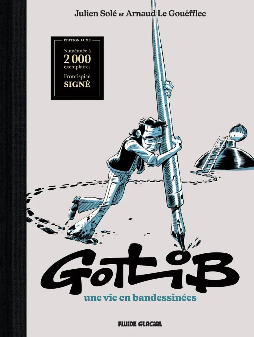 Couverture de l'album Gotlib, une vie en bandessinées