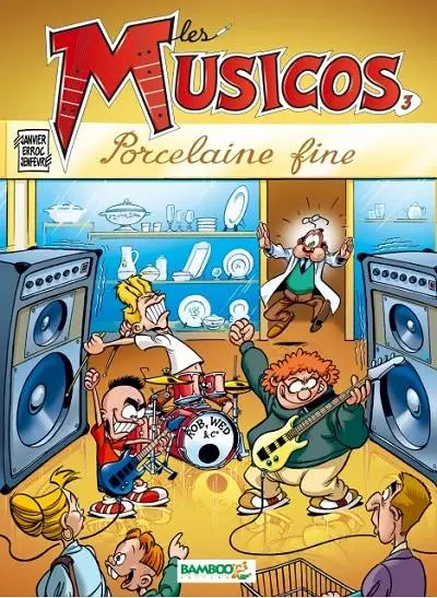 Couverture de l'album Les Musicos Tome 3 Porcelaine fine