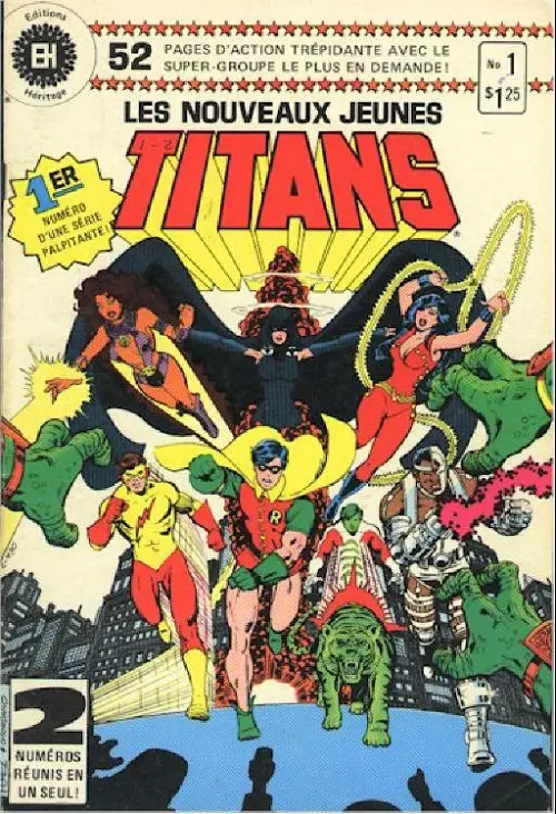 Couverture de l'album Les Nouveaux jeunes titans N° 1