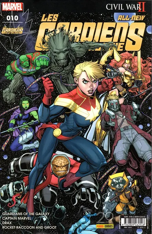 Couverture de l'album All-New Les Gardiens de la Galaxie Tome 10 Civil War II