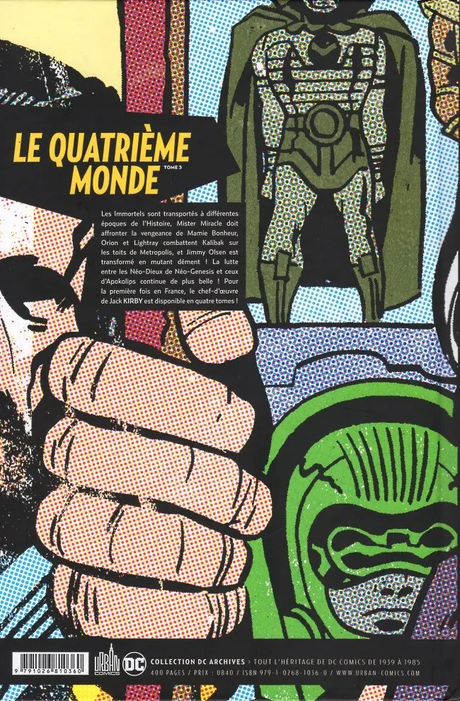 Verso de l'album Le Quatrième monde Tome 3
