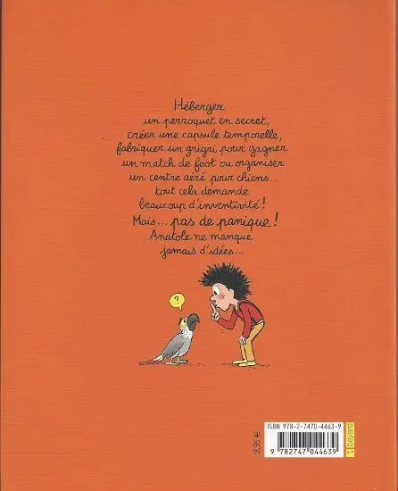 Verso de l'album Anatole Latuile Tome 6 Pas de panique !