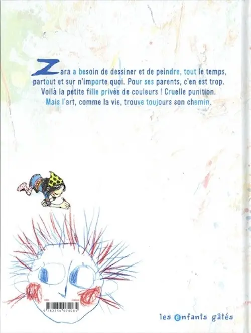 Verso de l'album Le secret de Zara