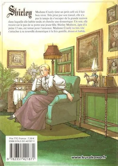 Verso de l'album Shirley Tome 1