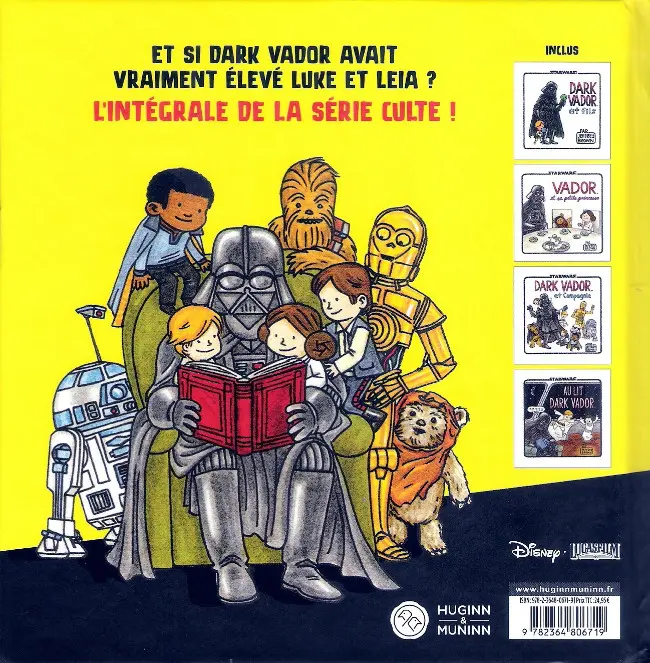 Verso de l'album Star Wars La famille Vador - L'intégrale