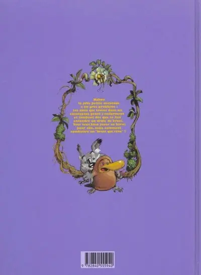 Verso de l'album Toto l'ornithorynque Tome 4 Toto l'ornithorynque et le bruit qui rêve