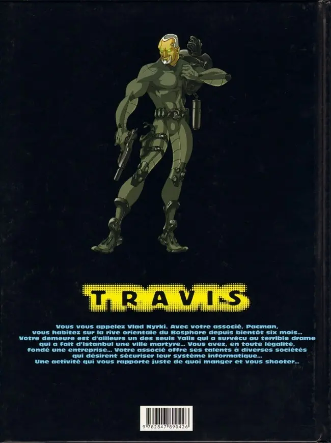 Verso de l'album Travis Tome 6.2 Topkapi