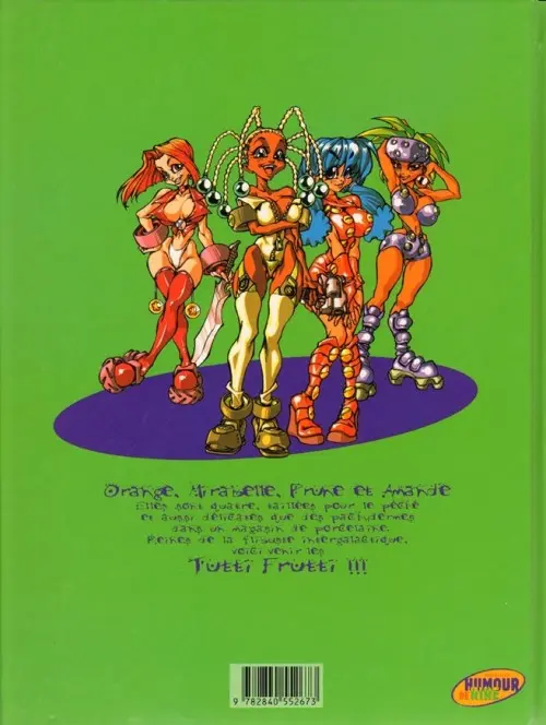 Verso de l'album Tutti Frutti Tome 1 Rififi et louloutes