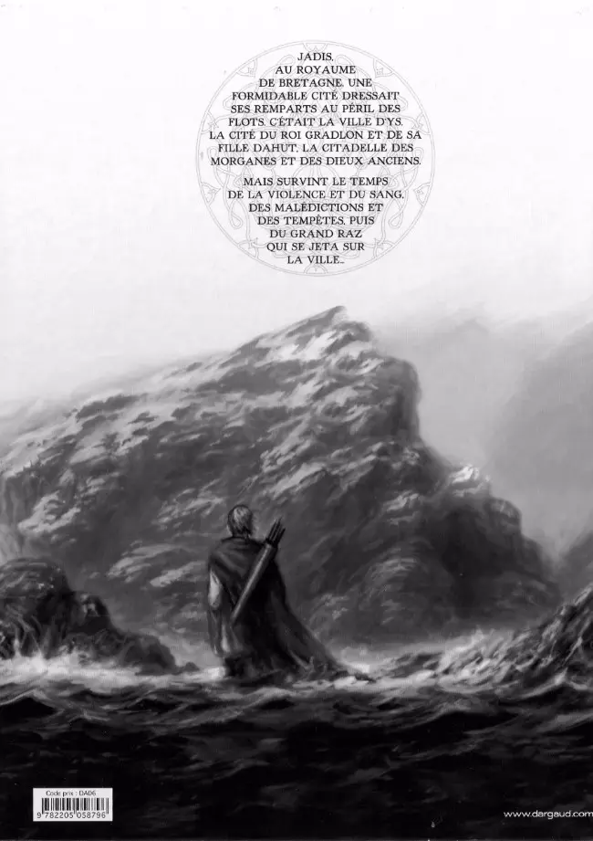 Verso de l'album La Ville d'Ys Tome 1 La Folie Gradlon