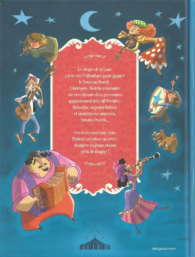 Verso de l'album Violette autour du monde Tome 2 La symphonie du nouveau monde