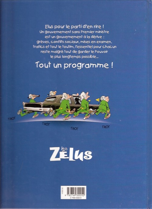 Verso de l'album Les Zélus Tome 2 Ministrose