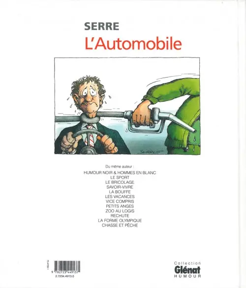 Verso de l'album L'automobile