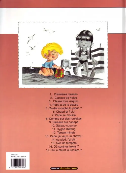 Verso de l'album Cédric Tome 7 Pépé se mouille