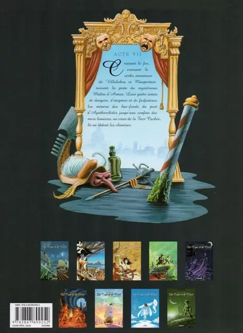 Verso de l'album De Cape et de Crocs Tome 7 Chasseurs de chimères