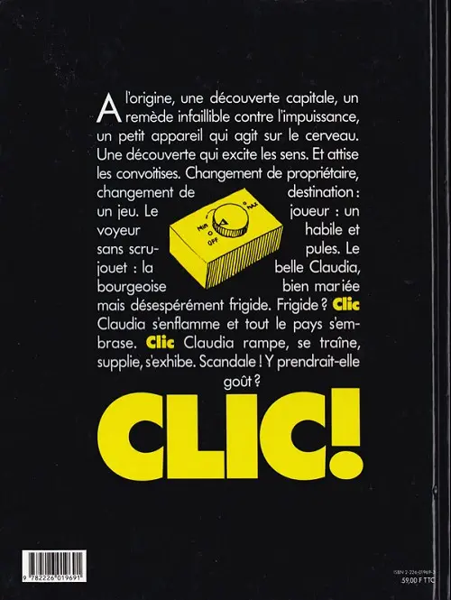 Verso de l'album Le déclic 1 Une Femme sous influence