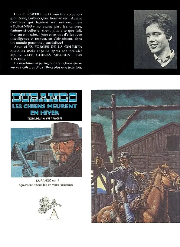 Verso de l'album Durango Tome 2 Les forces de la colère