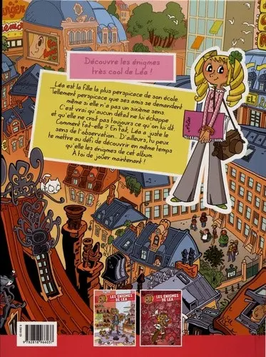 Verso de l'album Les Énigmes de Léa Tome 1
