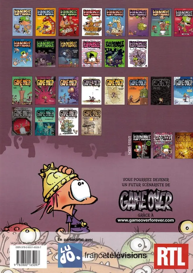 Verso de l'album Game over Tome 2 No Problemo