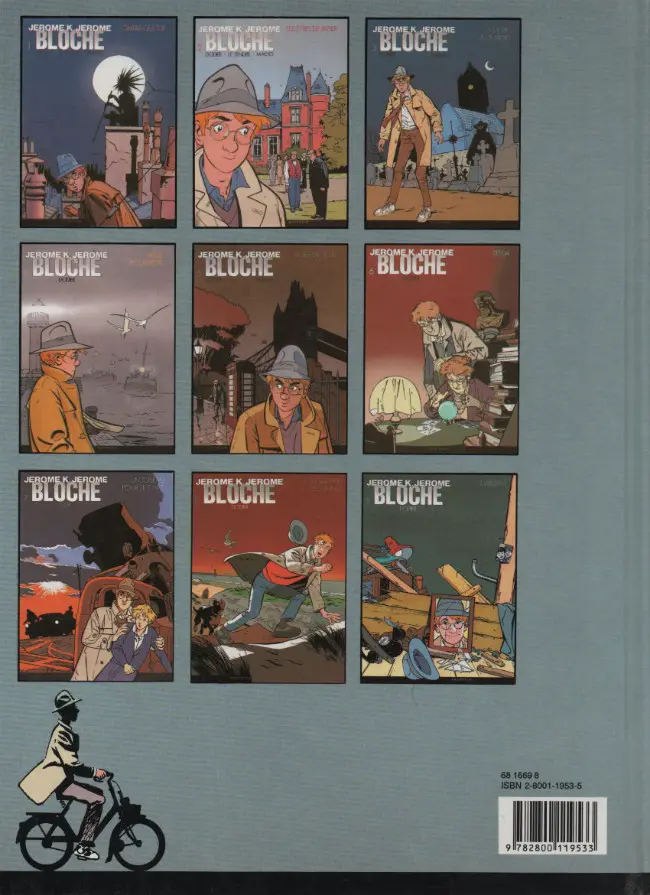 Verso de l'album Jérôme K. Jérôme Bloche Tome 8 Le vagabond des dunes